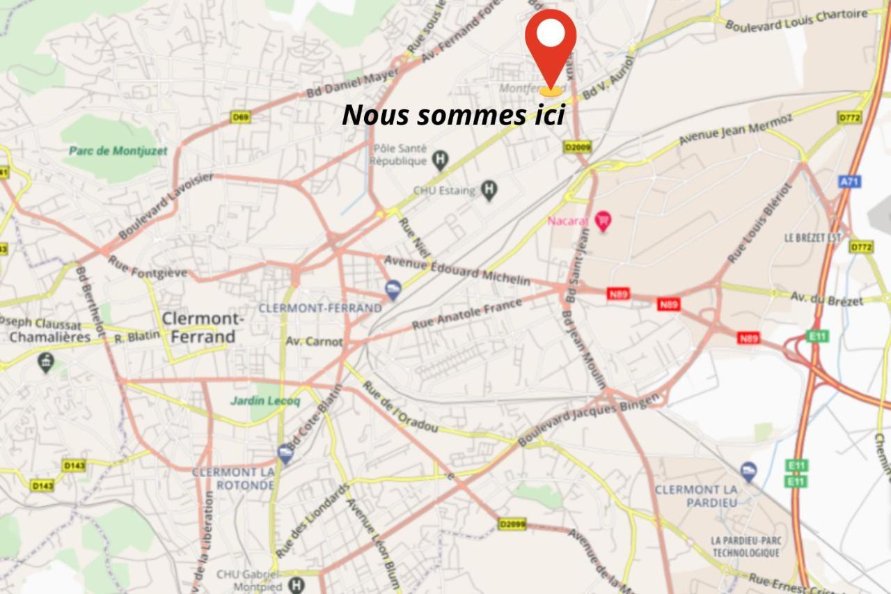 #Le Cocon Des Volcans#Parking Prive/Montferrand Clermont-Ferrand Eksteriør bilde